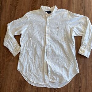 Ralph Lauren White Men's Button Up Shirt